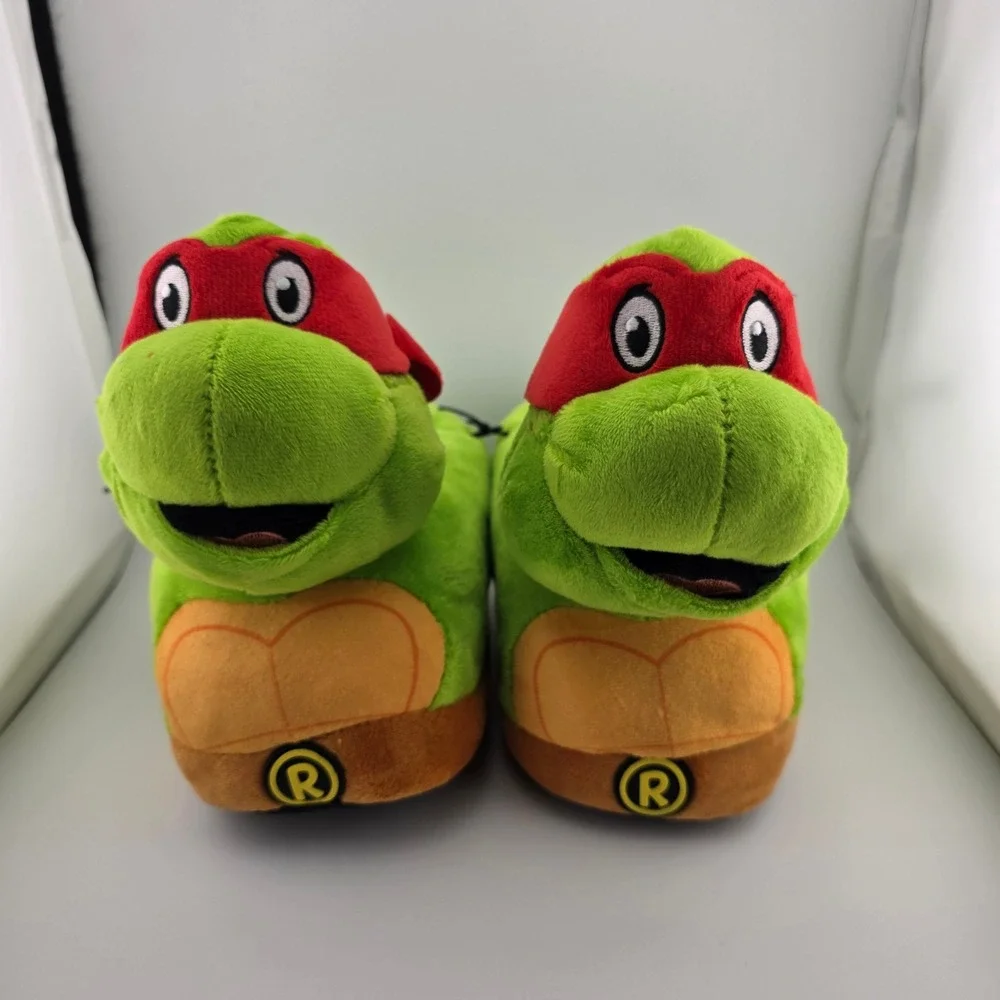 Teenage Mutant Ninja Turtles Raphael Plush‎ Slippers Kids Cosplay
